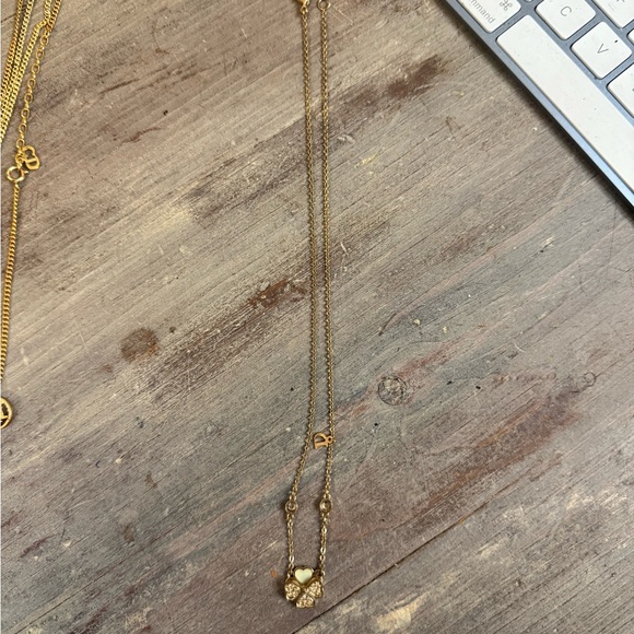 Dior Gold Heart Necklace